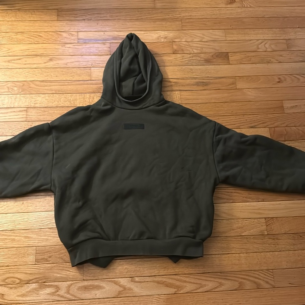 Essentials Olive Green Hoodie